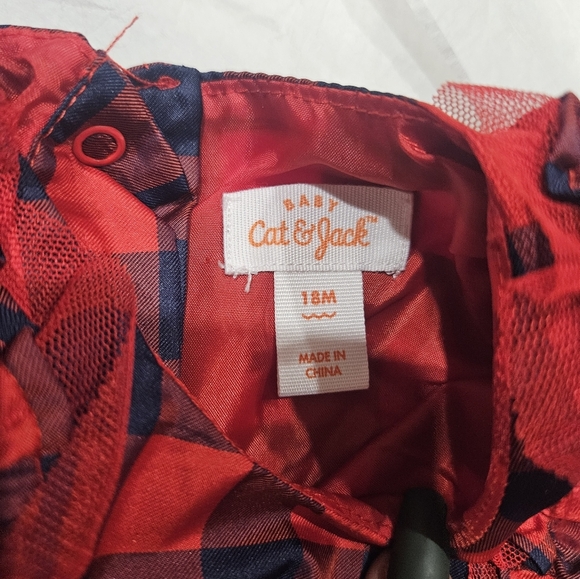 Cat & Jack Holiday Dress SZ 18 mnths - Picture 2 of 3